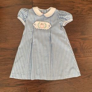 Shrimp & Grits Gingham Tab Dress Size 4